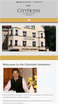 Mobile Screenshot of cityhotel-kempten.de